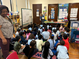 School 10 Students Treated to a Nutrition Presentation and Puppet Show
