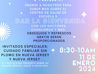 Bienvenido Padres / Escuela 5