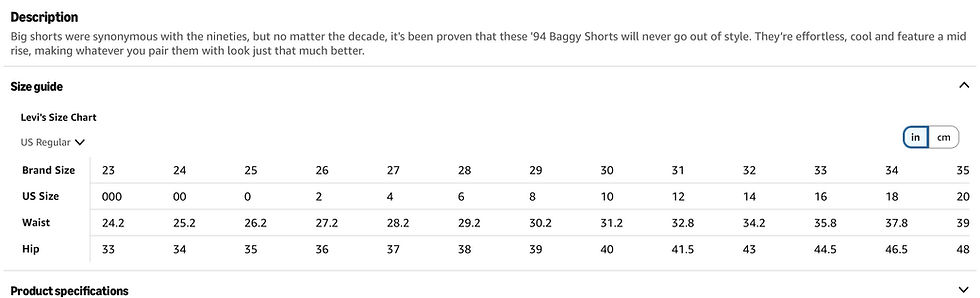 Thumbnail: Levi Shorts (26)