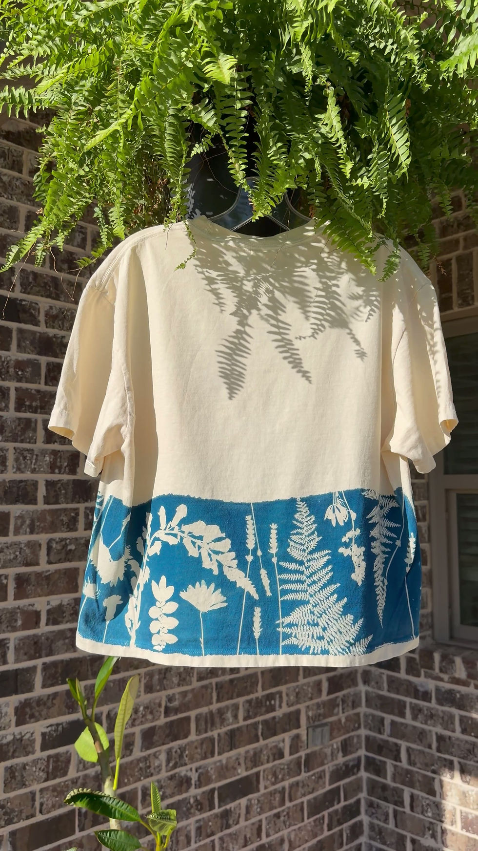 Thumbnail: Cyanotype Tee · Bottoms Up (Large)