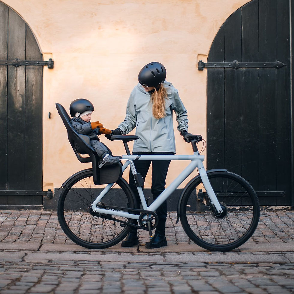 Thumbnail: Thule Yepp 2 Maxi frame mounted child bike seat 6 different colours
