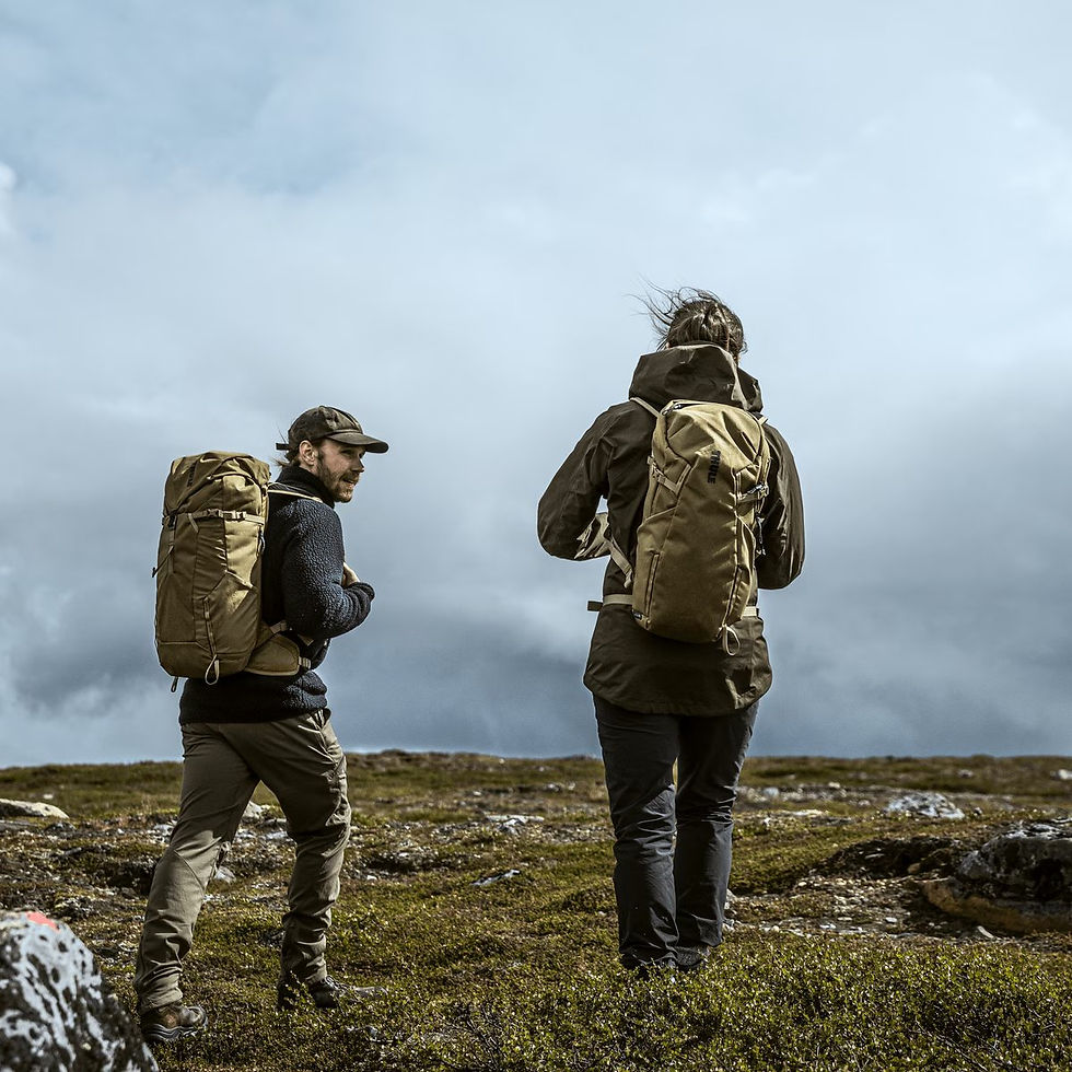 Thumbnail: Thule AllTrail X 35L hiking backpack 2 different colours