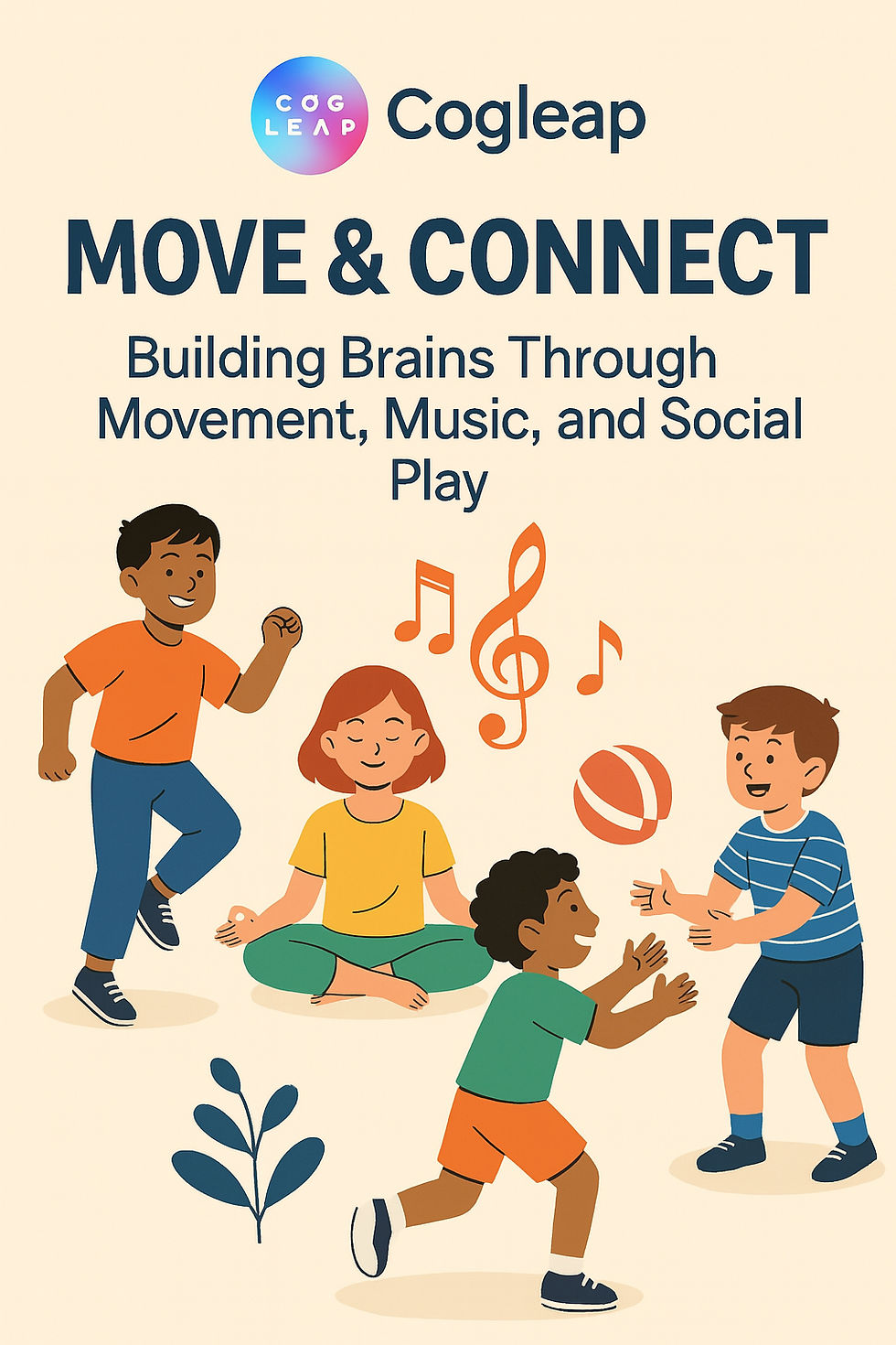 Children with autism and ADHD improve behavior with structured physical play.  Cogleap Move and Connect.