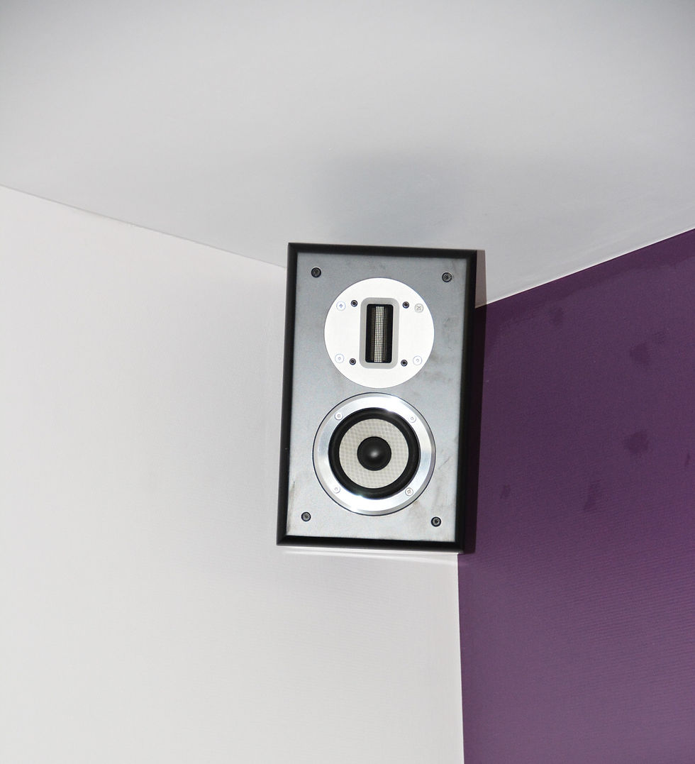 Enceinte 5.1 en suspension
