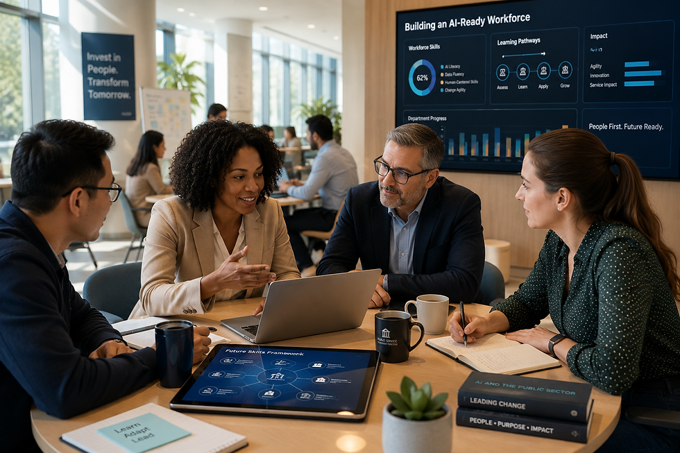 Beyond Technology Adoption: Preparing the Public Sector Workforce for AI-Driven Change