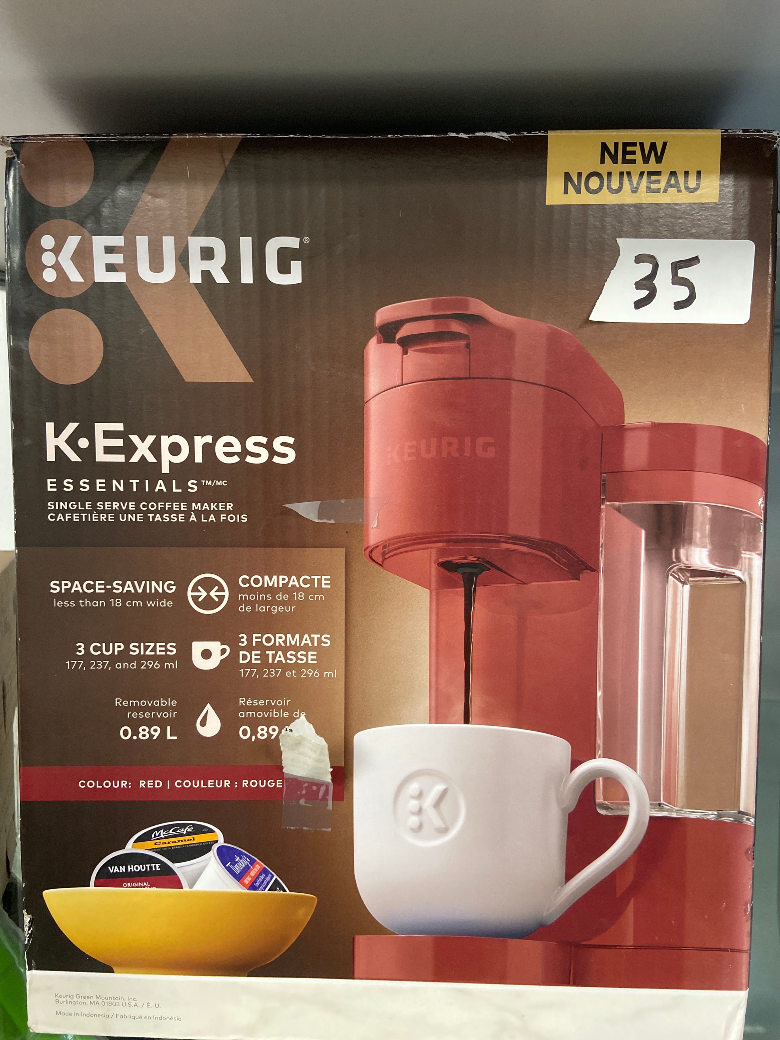 Keurig K-Express Essentials Single Serve K-Cup Coffee Maker