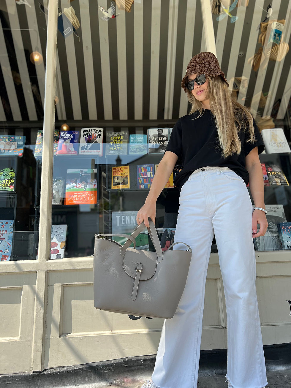 縮圖：meli melo Thela Taupe Handbag Large