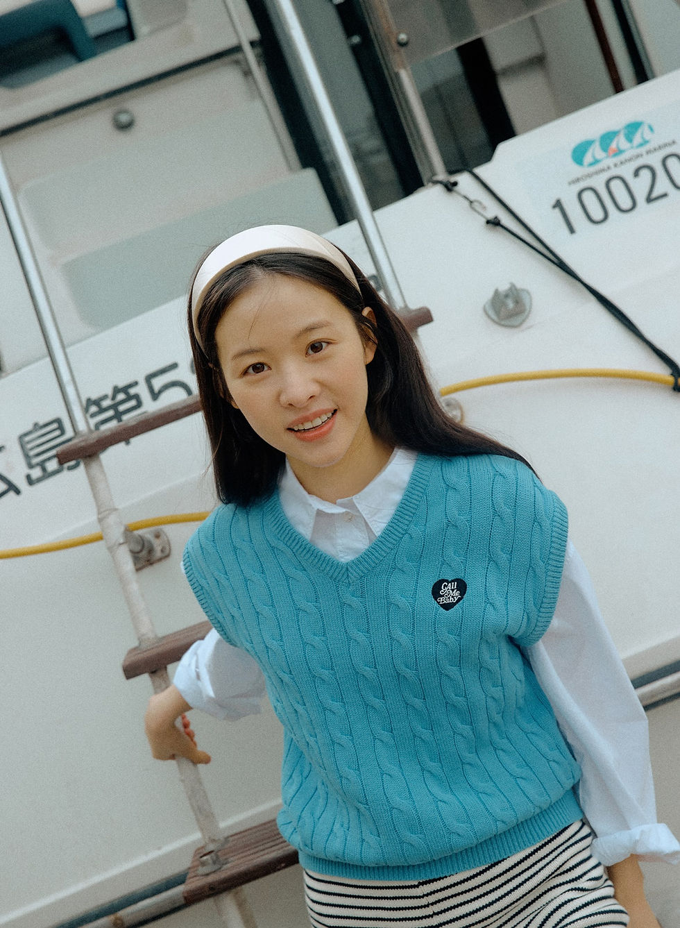 縮圖：Call Me Baby Baby Cable 針織背心