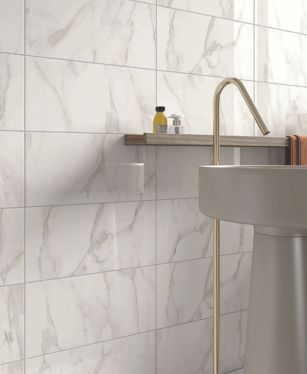Cinca Calacatta Oro 10x20 Wall / Matching 12x12 Floor