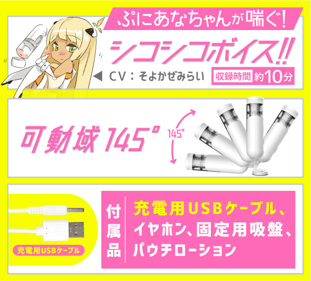 ぷにあなロイド 特徴3