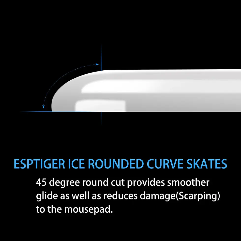 Thumbnail: Esptiger Ice V2 – Universal PTFE Skates (Dots) (Orange Color)