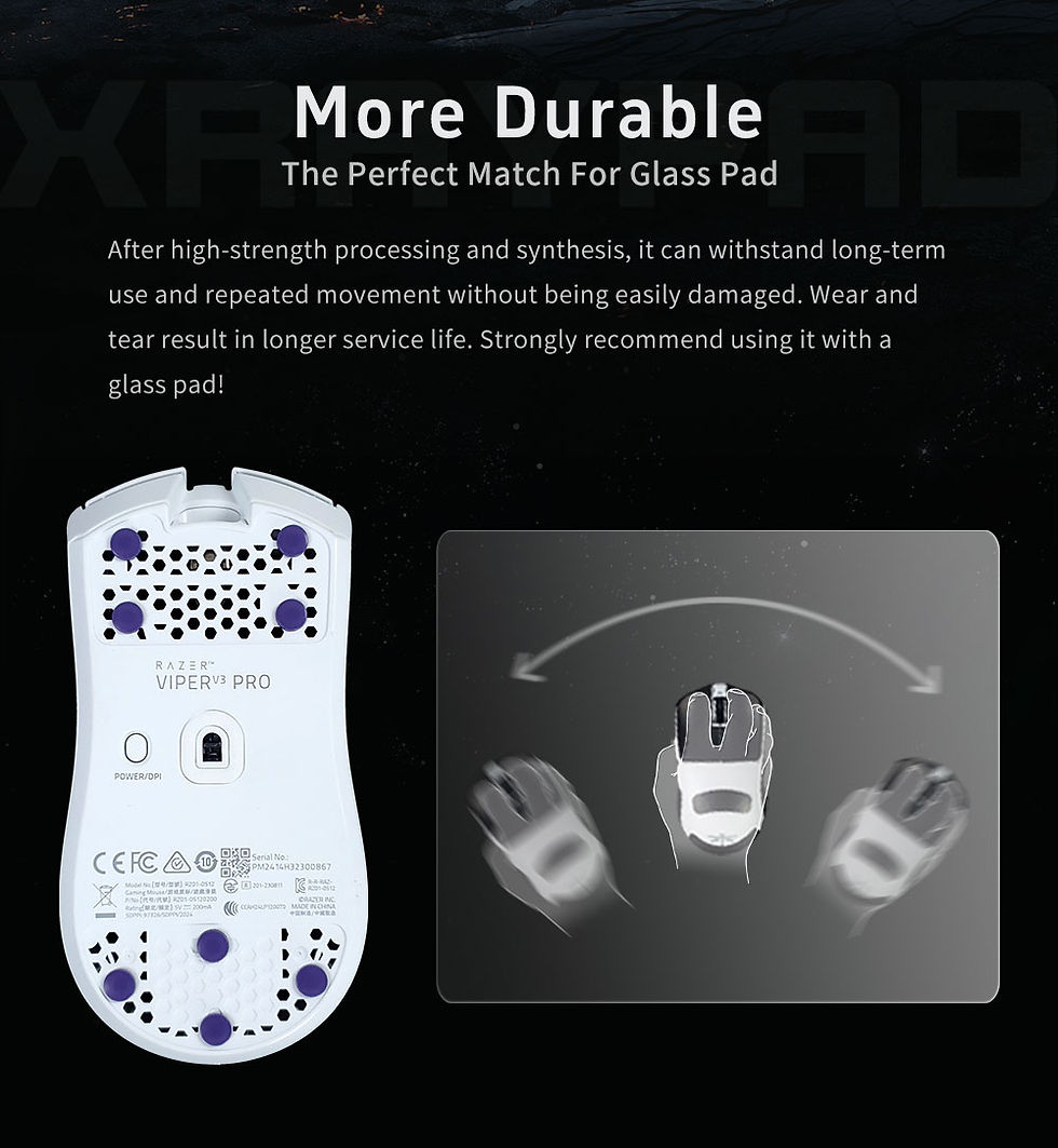 Thumbnail: X-Raypad Obsidian Air – DIY Universal Mouse Skates