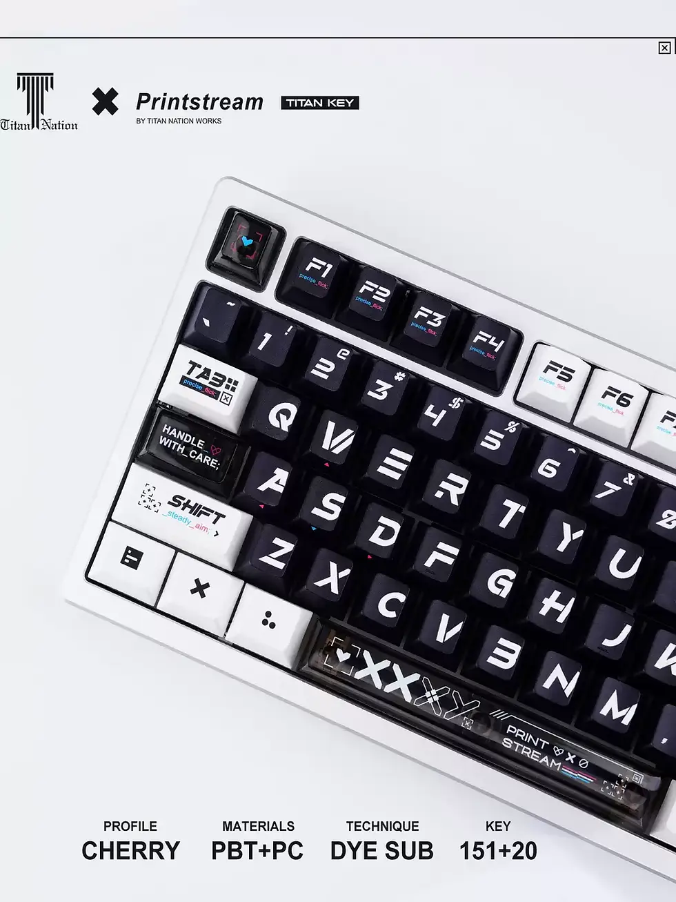 Thumbnail: Titan Nation CSGO Themed PBT Keycap Set