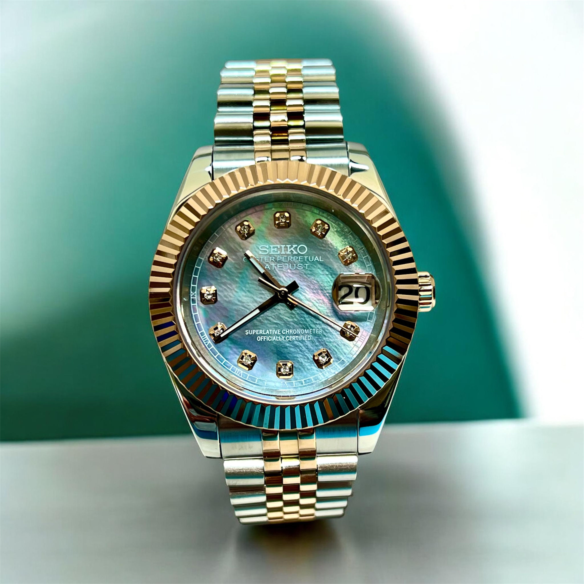 Seiko Datejust Blue MOP