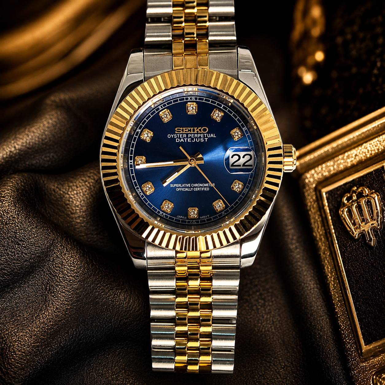 Seiko Datejust Blue Diamond