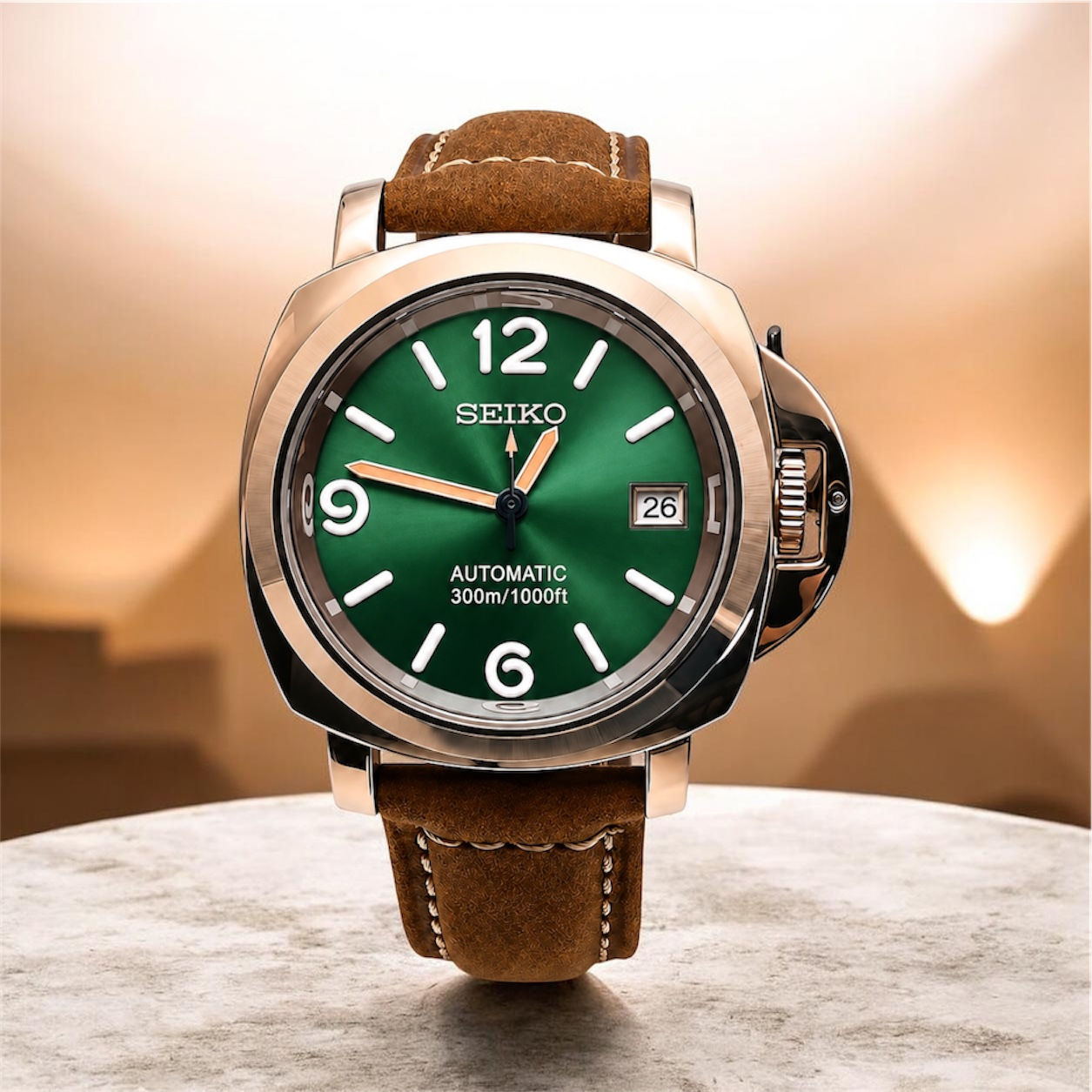Seiko RG Green Panerai Mod