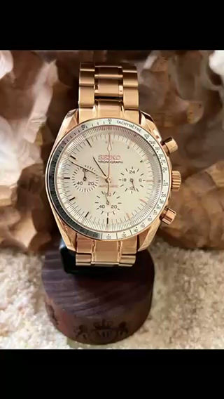 Thumbnail: Seiko Speedmaster Rose Gold