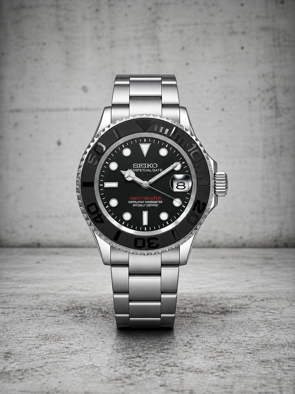 Thumbnail: Seiko Yachtmaster Silver Mod