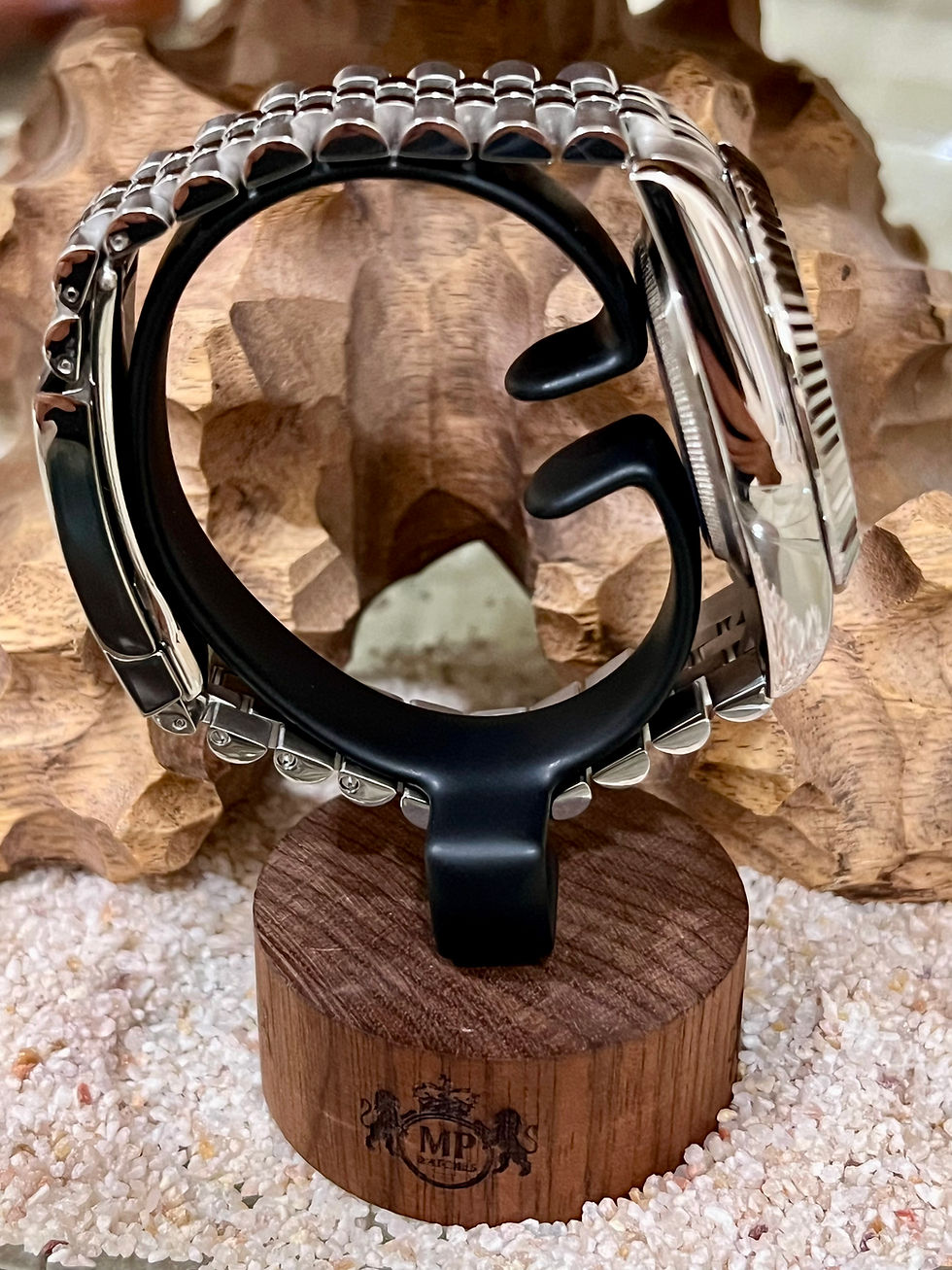 Thumbnail: Seiko Day-Date SS Olive Mod