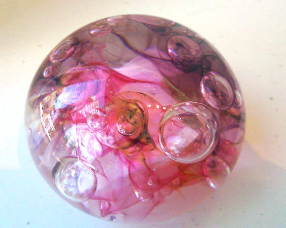 Glass paperweight by John Gosek