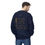 Thumbnail: Fleece Crewneck Sweatshirt Navy back male model
