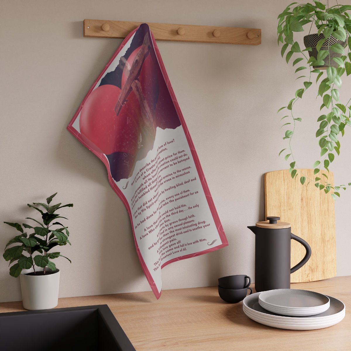 Greatest Love Kitchen Towel