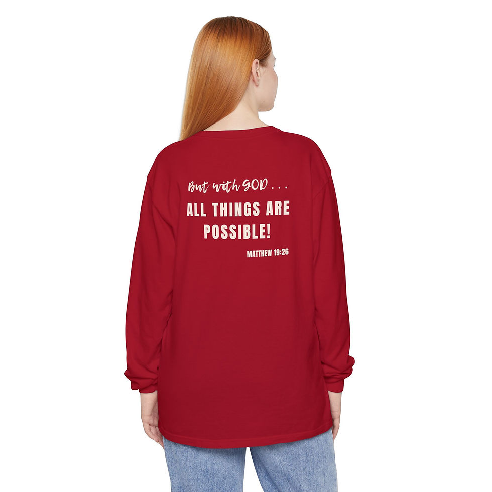 Thumbnail: Mission Possible Christian Long Sleeve T-Shirt