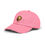 Thumbnail: The Lion Unisex Distressed Cap true pink side view