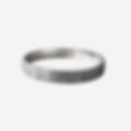 thin silver wedding ring for man woman handmade nottingham