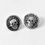 Thumbnail: Solid sterling silver stud earrings gothic jewellery, punk earrings made from 925 silver the gothic punk rock studs