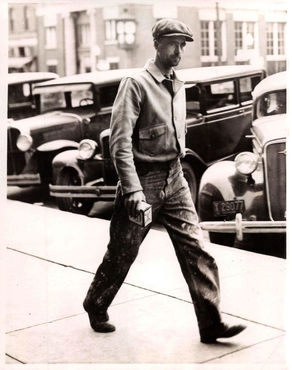 A worker in 1929.