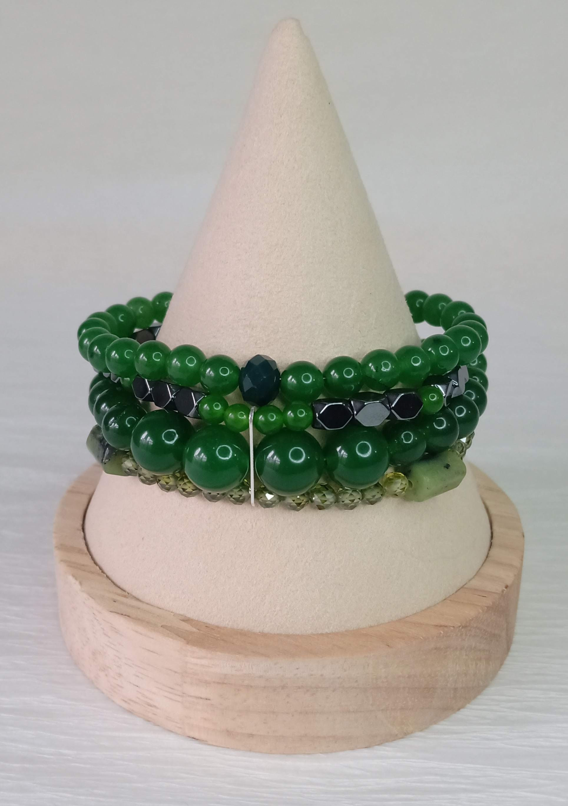 Bracelete em Jade Verde