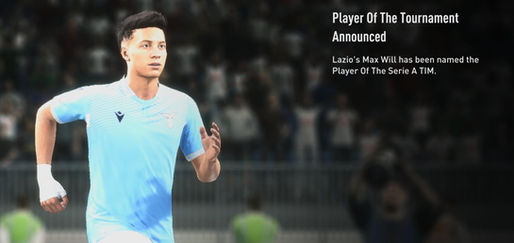 Max Will gets the Serie A TIM Player of the Tournament (2022) award and Golden Boot