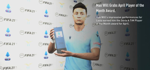 Max Will gets the April (2023) Player of the Month Award