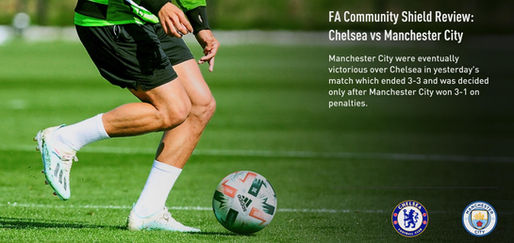 Manchester City Beats Chelsea to Win the FA Community Shield (S08 2026)