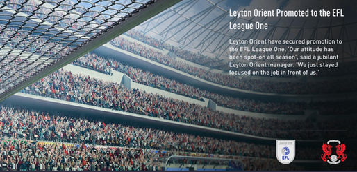 Leyton Orient promoted to the EFL League One (Season 02)
