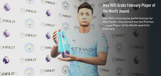 Max Will gets the February (2026/27) Player of the Month Award