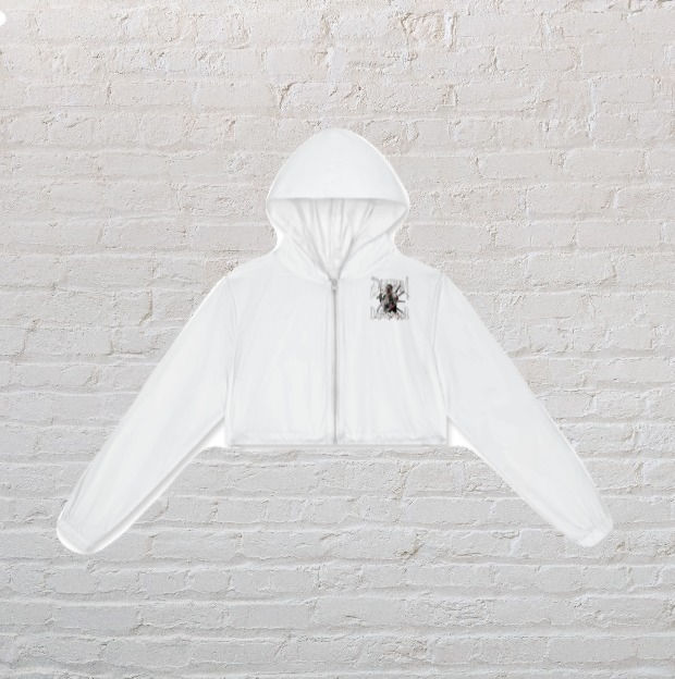 Thumbnail: Death B4 Dishonour "Crop Top Sweater" (FRONT/BACK LOGO)