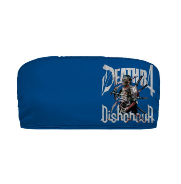 Thumbnail: copy Death B4 Dishonour "Female Crop Bra" (FRONT LOGO)