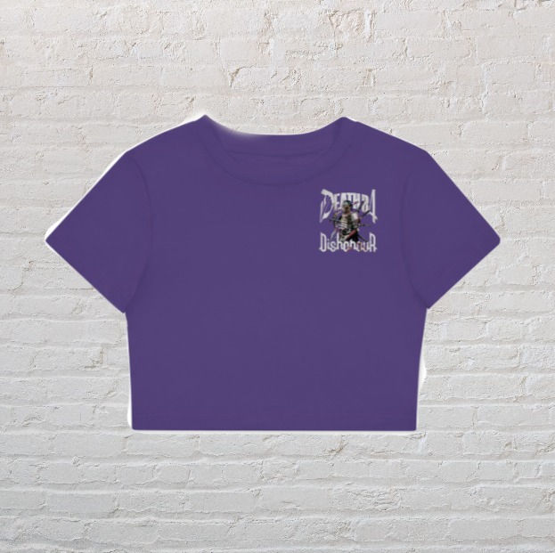 Thumbnail: Death B4 Dishonour "Female Crop-Top" (FRONT/BACK)