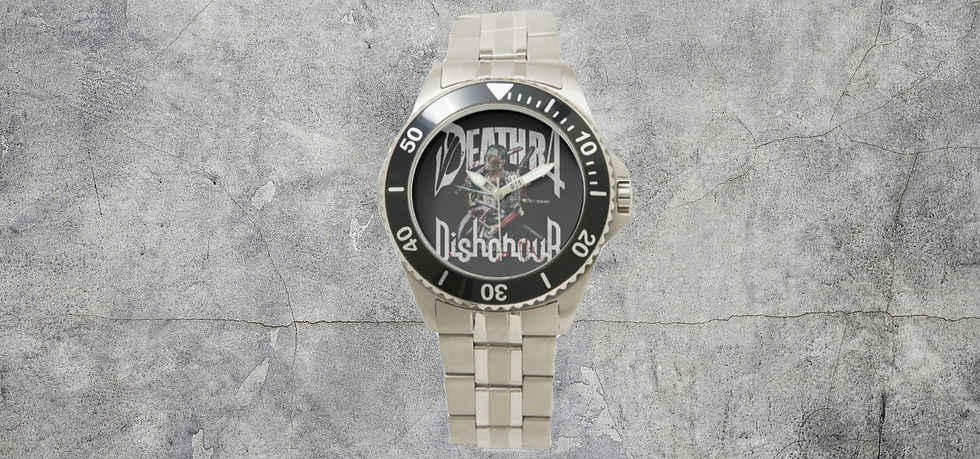 Death B4 Dishonour "Luxury Watch" (SILVER/BLACK)
