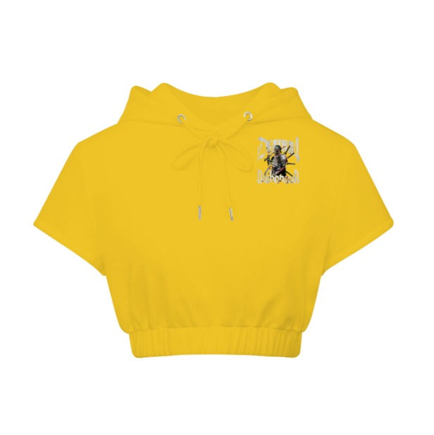 Thumbnail: Death B4 Dishonour "Hoodie T-Shirt Crop Top" (FRONT/BACK LOGO)