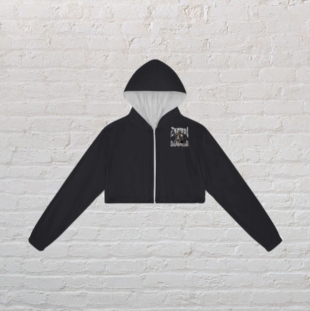 Thumbnail: Death B4 Dishonour "Crop Top Sweater" (FRONT/BACK LOGO)