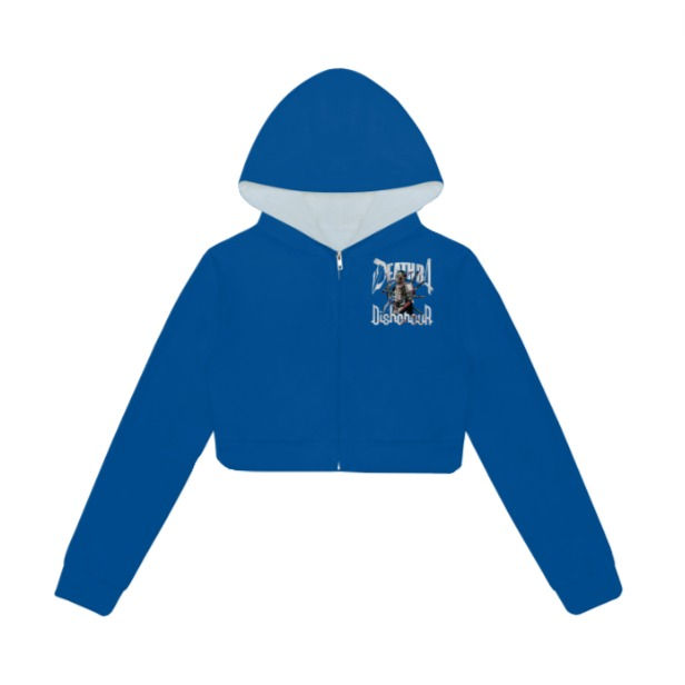 Thumbnail: Death B4 Dishonour "Crop Top Sweater" (FRONT/BACK LOGO)