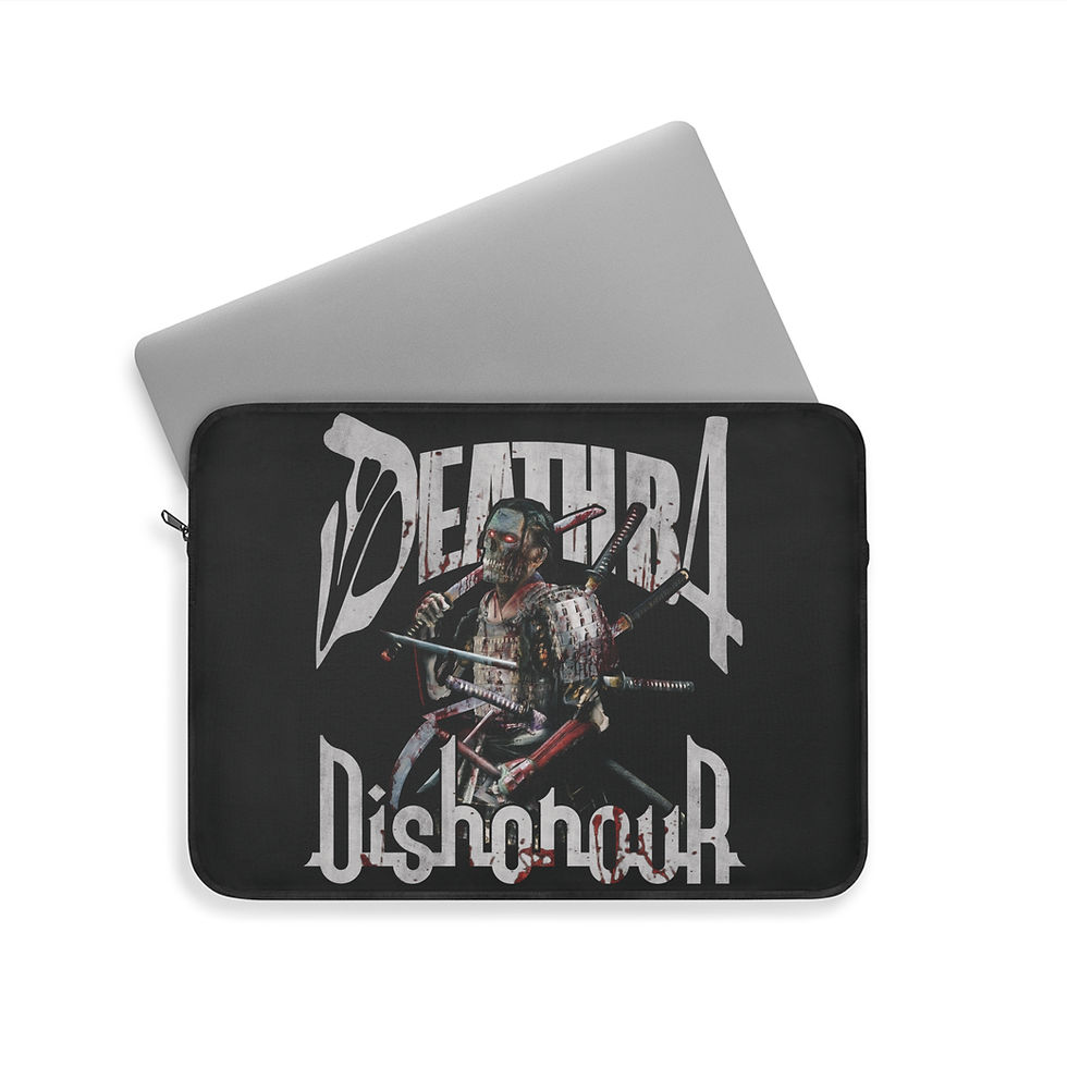 Thumbnail: Death B4 Dishonour Laptop Sleeve