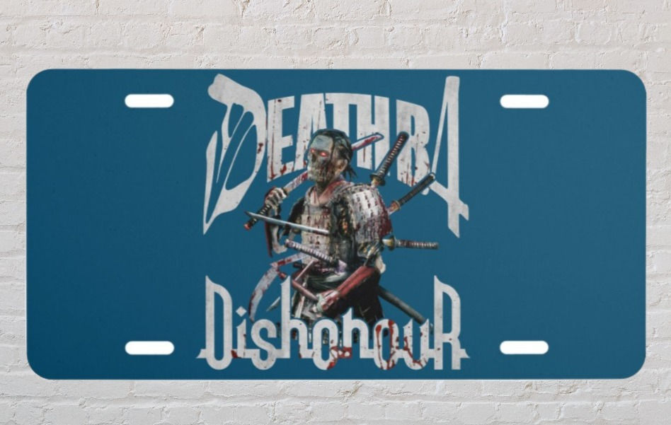 Thumbnail: Death B4 Dishonour "License Plate"