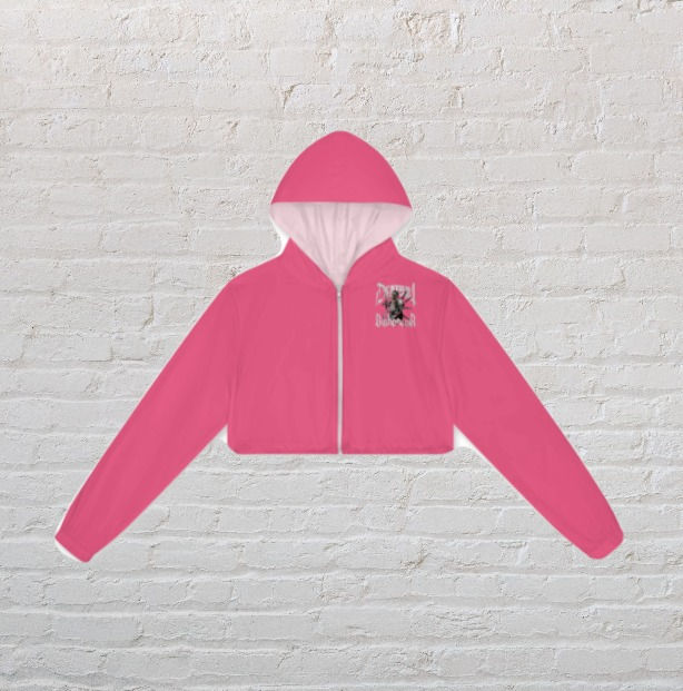 Thumbnail: Death B4 Dishonour "Crop Top Sweater" (FRONT/BACK LOGO)