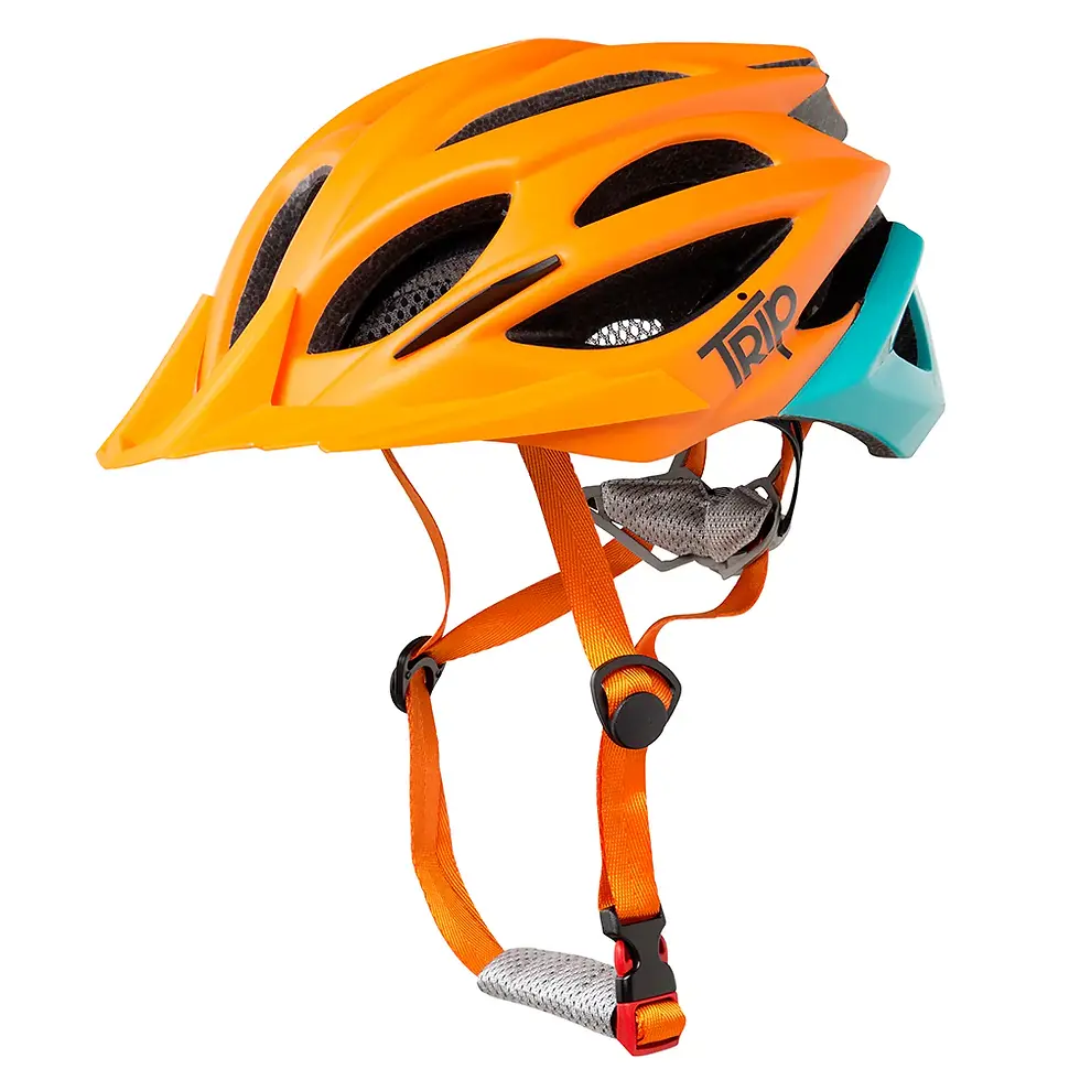 CASCO MTB DELIRIUM ORANGE/BLUE - TRIP