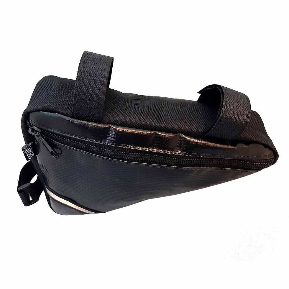 Miniatura: BOLSO TRIÁNGULO IMPERMEABLE DOS POSICIONES NEGRO - ON WHEELS