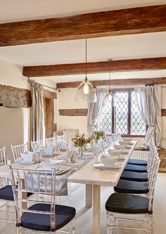 Dinning for your wedding day celebration meal at White Birch Manor
